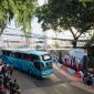 PT Astra Honda Motor memberangkatkan peserta program Mudik dan Balik Bareng Honda dengan armada bus dari Jakarta menuju Yogyakarta dan Semarang, sebagai upaya menghadirkan perjalanan Lebaran yang aman dan nyaman bagi konsumen sepeda motor Honda.