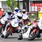 Sebanyak 33 peserta seleksi siswa Astra Honda Racing School mengikuti tes praktik yang diselenggarakan di AHM Safety Riding & Training Center, Deltamas, Jawa Barat pada Minggu (15/2).