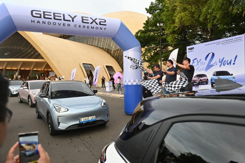 5.000 unit Geely EX2 telah dikirimkan kepada konsumen di Indonesia & Thailand