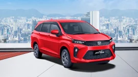 Tampilan Daihatsu Xenia terbaru berwarna merah dengan desain modern dan sporty, menjadi salah satu model andalan PT Astra Daihatsu Motor dalam program promo DAIFIT 2026 menyambut Ramadan dan Idul Fitri.