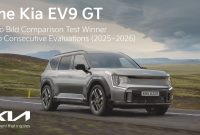 Kia EV9 GT saat menjalani uji komparatif Auto Bild di Jerman, di mana SUV listrik ini berhasil meraih peringkat pertama berkat kombinasi performa, kenyamanan, dan kemudahan penggunaan