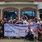 Keterangan foto: Peserta Touring Bela Negara (TBN) Series berfoto bersama saat melakukan kunjungan ke pabrik Bogasari di Jakarta Utara, Rabu (8/4/2026), dalam rangka mengenal industri strategis nasional.