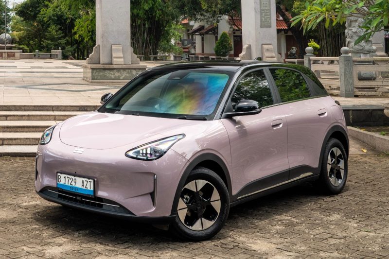Sebagai bagian dari komitmen menghadirkan kendaraan listrik yang terjangkau, Geely EX2 ditawarkan dengan harga Rp239,9 juta untuk varian Pro dan Rp269,9 juta untuk varian Max