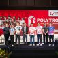 Jajaran panitia, sponsor, dan atlet berfoto bersama dalam peluncuran Polytron Indonesia Open 2026 yang akan digelar di Istora GBK, Senayan.