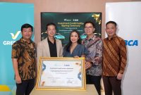 Penandatanganan kerja sama antara Green SM Indonesia dan Bank Central Asia terkait pinjaman investasi Rp600 miliar guna mendukung pengembangan layanan taksi listrik di Indonesia.
