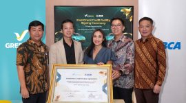 Penandatanganan kerja sama antara Green SM Indonesia dan Bank Central Asia terkait pinjaman investasi Rp600 miliar guna mendukung pengembangan layanan taksi listrik di Indonesia.
