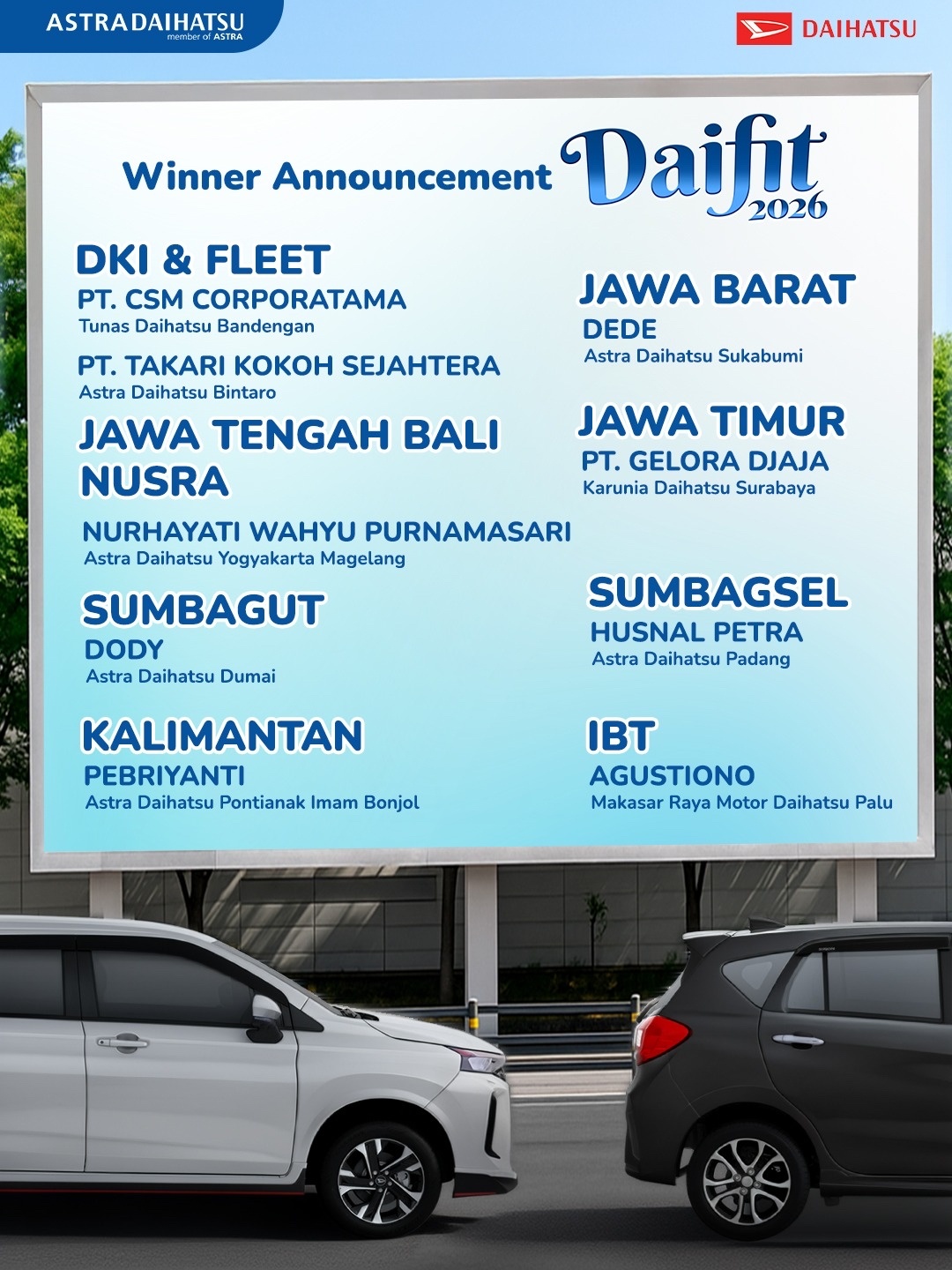 Para Pemenang DAIFIT 2026