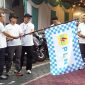 Penyerahan simbolis sekaligus pelepasan operasional 500 unit motor listrik Polytron FOX 350 untuk PLN UID Jawa Timur dalam program “Ride to Net Zero Emission”, yang akan digunakan sebagai kendaraan dinas petugas lapangan di berbagai wilayah.