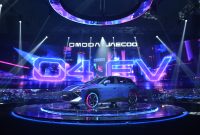 Display OMODA O4 EV di panggung Super AI Night