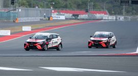 Geely Auto Indonesia membawa racing unit Geely Coolray dari Tiongkok sebagai bagian dari rangkaian Geely Refining Tomorrow