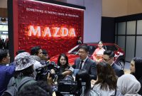 PELUNCURAN: PT Eurokars Motor Indonesia (EMI) resmi meluncurkan tiga model terbaru Mazda, yakni The All-New Mazda CX-5, The New Mazda CX-30, dan The All-New Mazda 6e Fastback pada ajang GAIKINDO Indonesia International Auto Show (GIIAS) 2026 di ICE BSD City, Tangerang, Selasa (29/7/2026). Peluncuran ini menandai babak baru Mazda di Indonesia setelah peresmian pabrik perakitan pertamanya di Citeureup, Jawa Barat.