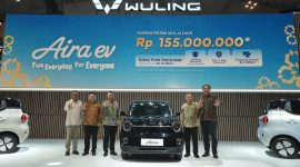 Wuling Aira EV resmi meluncur di GIIAS 2026. City car listrik terbaru ini dipasarkan mulai Rp155 juta dengan pilihan jarak tempuh hingga 301 kilometer.