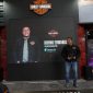 Operations Director PT JLM Auto Indonesia, Irvino Edwardly, memberikan sambutan saat peluncuran Street Glide Liberty Edition dan Heritage Classic Liberty Edition di GIIAS 2026.