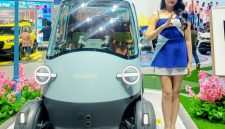 Midget X, mobil listrik konsep Daihatsu yang terinspirasi dari legenda bemo, tampil menjadi salah satu daya tarik di booth Daihatsu pada ajang GIIAS 2026 di ICE BSD, Tangerang.