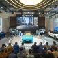 Suasana booth GWM di GIIAS 2026 saat memperkenalkan ORA 5 SUV untuk pertama kalinya kepada konsumen Indonesia. Kehadiran mobil tersebut menjadi salah satu sorotan utama GWM dalam ajang otomotif di ICE BSD City..