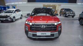 Hyundai CRETA Prime dipamerkan di booth Hyundai pada ajang GAIKINDO Indonesia International Auto Show (GIIAS) 2026 di ICE BSD City, Tangerang. Compact SUV ini menawarkan fitur Hyundai SmartSense, Hyundai Bluelink, serta didukung layanan purnajual myHyundaiCare untuk menghadirkan pengalaman kepemilikan yang lebih nyaman dan bebas khawatir.