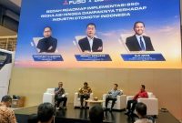 Keterangan foto:
Diskusi “Bedah Roadmap Implementasi B50: Regulasi hingga Dampaknya terhadap Industri Otomotif Indonesia” menghadirkan Cahyo Setyo Wibowo dari Kementerian ESDM, Ronny Senjaya, dan Aji Jaya dalam rangkaian GIIAS 2026, Tangerang, Jumat (7/8/2026).