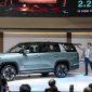 Chery menampilkan TIGGO V di GIIAS 2026, Tangerang, Sabtu (8/8/2026). SUV ini mengusung konsep 3-in-1 dengan fleksibilitas sebagai SUV, MPV, dan kendaraan utilitas, serta dilengkapi fitur V2L berdaya 2,2 kW.