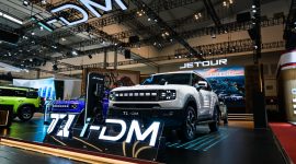JETOUR T2 i-DM tampil sebagai salah satu model yang paling diminati konsumen selama GIIAS 2026. Bersama T1 i-DM, SUV adventure PHEV ini menyumbang 72 persen dari total 1.038 SPK JETOUR.