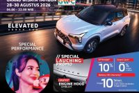 Keterangan Foto 2:
Sun Motor menghadirkan Xforce HEV Adventure di Grand Wisata Tambun dengan berbagai promo menarik, termasuk test drive, program trade in dengan cashback hingga Rp15 juta, serta penampilan Wika Salim pada Minggu (30/8/2026).