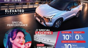 Keterangan Foto 2:
Sun Motor menghadirkan Xforce HEV Adventure di Grand Wisata Tambun dengan berbagai promo menarik, termasuk test drive, program trade in dengan cashback hingga Rp15 juta, serta penampilan Wika Salim pada Minggu (30/8/2026).