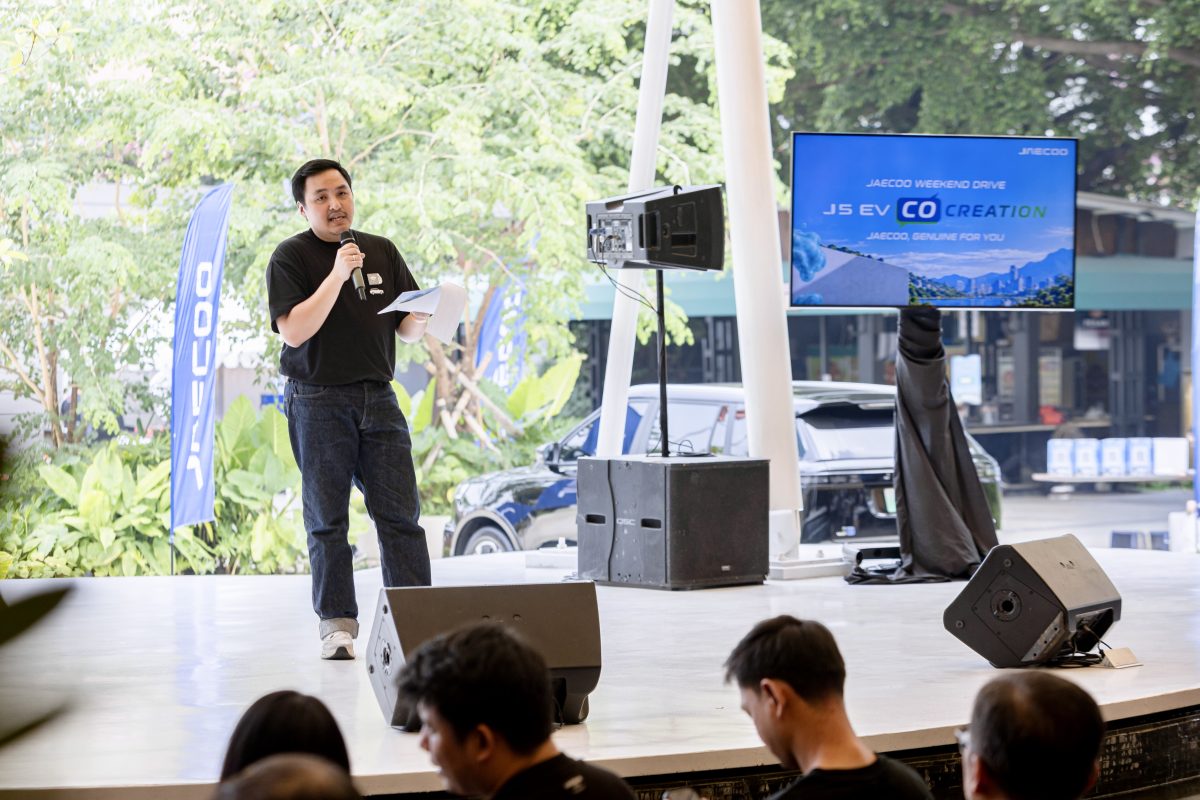 Opening speech oleh Alexander Haimir, Brand Manager OMODA & JAECOO Indonesia.