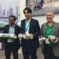 President Director PT Schaeffler Solutions Indonesia, Craig Edwards (kanan), President Vehicle Lifetime Solutions Japan & Southeast Asia, Chatchawan (Kai) Somjeen (tengah), dan Head of Global Two-wheeler Service Business Vehicle Lifetime Solutions Asia Pacific, Gaurav Mishra (kiri), saat memperkenalkan lini produk aftermarket berbasis Original Equipment (OE) untuk kendaraan roda dua di Automechanika Jakarta 2026. Schaeffler juga menampilkan solusi aftermarket untuk kendaraan penumpang bermesin pembakaran internal (ICE), kendaraan komersial, dan traktor.