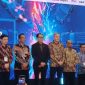 Wakil Menteri Perindustrian RI Faisol Riza bersama perwakilan Messe Frankfurt dan GIAMM saat membuka Automechanika Jakarta 2026 di Nusantara International Convention Exhibition (NICE), PIK 2, Tangerang, Kamis (24/9/2026).