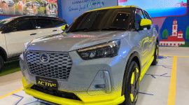 Rocky Hybrid ACTIVe di Booth Daihatsu GIIAS Bandung 2026.