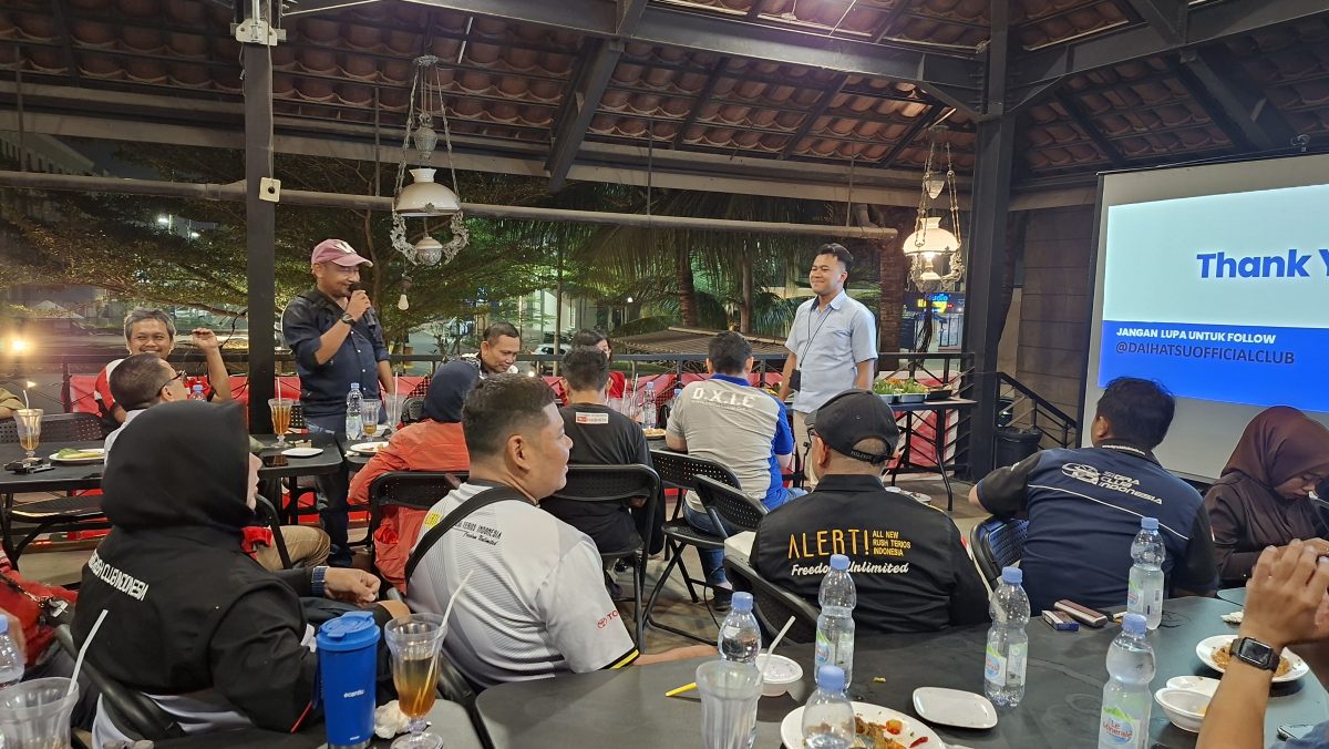 Daihatsu Club Leader Meet Up mempertemukan pengurus dari 21 Daihatsu Official Club di Sedayu City, Kelapa Gading, Jakarta Utara, untuk memperkuat komunikasi dan koordinasi komunitas.
