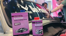 Produk terbaru Glasscoat Matte dari Alfaglos diperkenalkan dalam ajang Indonesia Modification & Lifestyle Expo (IMX) 2026, Jumat (9/10/2026). Lapisan clear coat dengan hasil akhir doff ini dikembangkan untuk memenuhi kebutuhan pasar modifikasi otomotif.