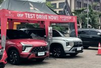 Sejumlah unit Mitsubishi Xforce HEV dan Destinator disiapkan untuk memberikan kesempatan kepada masyarakat mencoba langsung SUV Mitsubishi sekaligus mengenal jajaran produknya.