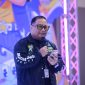 Project Director IMX, Andre Mulyadi, menyampaikan keterangan dalam rangkaian acara Indonesia Modification & Lifestyle Expo (IMX) 2026 di ICE BSD City, Tangerang, Jumat (9/10/2026).