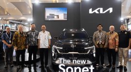 Kia Sales Indonesia menampilkan The new Sonet di booth Kia pada GIIAS Semarang 2026 di Muladi Dome UNDIP, Semarang.